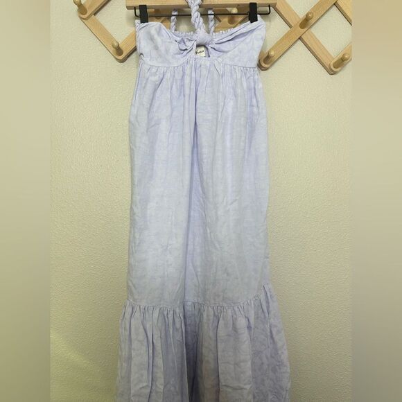 Mara Hoffman Swim Basilia Halter Maxi Dress Coverup in Lavender Sz XS - Picture 4 of 12